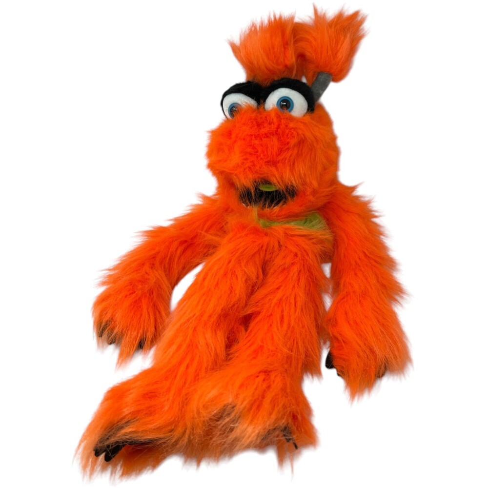 The Puppet Company Hand 22" Puppet Orange Monster Furry Fun Imaginative Play Toy